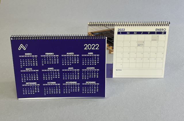 Impresión Calendario-espiral-corporativo