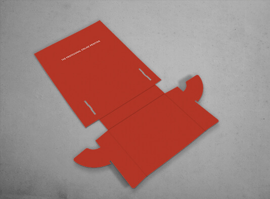Impresión de Display automontable de cartón con bolsillo para folletos A5 personalizado