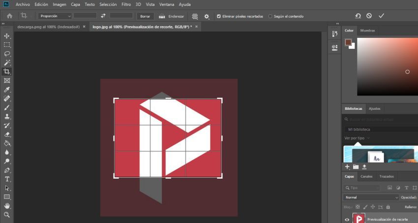 herramienta de recorte photoshop proprintweb 2
