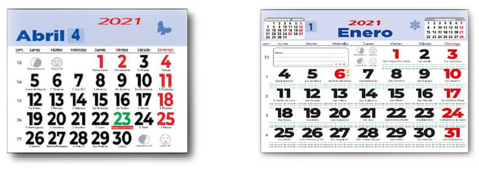 descubre calendarios personalizados mensuales