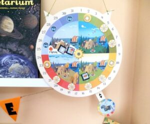 Imprimir Calendario circular perpetuo anual