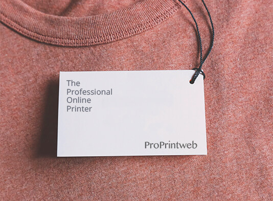 Etiqueta colgante rectangular personalizada - ProPrintweb