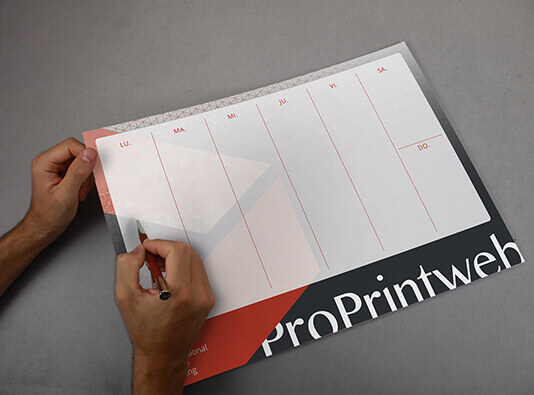 Imprimir Maqueta bloc sobremesa A3 calendario