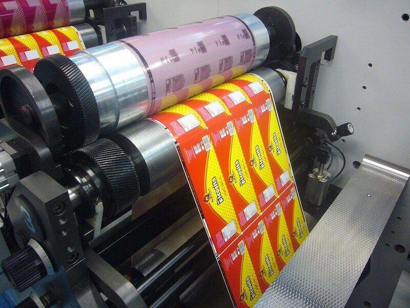 Impresión flexográfica máquina