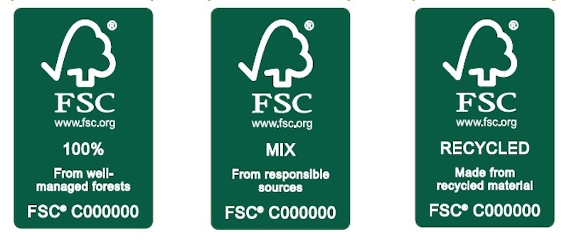 Tipos de etiquetas FSC