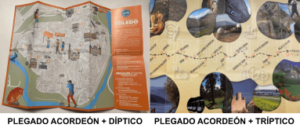 Plegados combinados en mapas