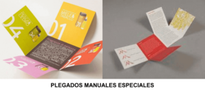 Plegados especiales manuales