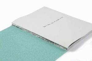 Libro con encuadernacion suiza - Ejemplo
