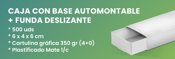 Caja cerillas y funda deslizante personalizada ProPrintweb