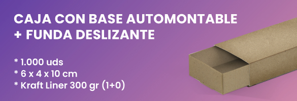 Caja cerillas y funda deslizante personalizada kraft ProPrintweb