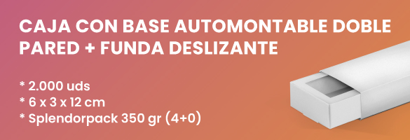 Caja cerillas y funda deslizante personalizada splendorpack ProPrintweb