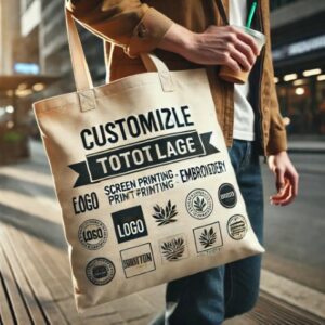 Impresión personalizable de bolsas textiles