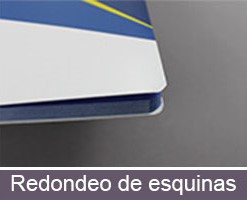 Acabados gráficos para libretas personalizadas redondeo esquinas