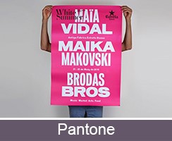 Imprimir carteles personalizados en tintas pantone