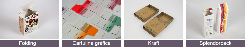 Cartulinas para packaging personalizado