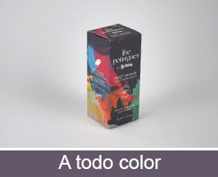 Diseño personalizado de packaging a todo color