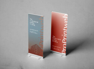 Impresión personalizada Roll Up Publicitario