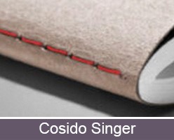 Impresión catálogos personalizados con encuadernación cosido singer