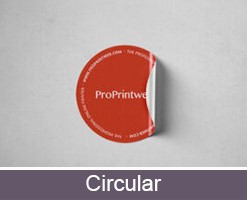 Impresión de etiquetas adhesivas personalizables circulares