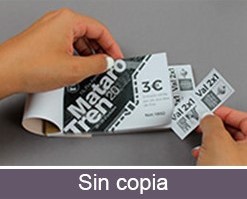 Impresión de talonarios personalizados sin copia
