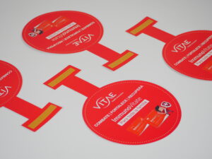 Impresión personalizable de stoppers a 1 o 2 caras