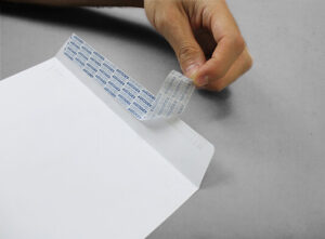 Impresión sobre con tira autodex para documentos