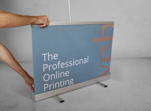 Imprimir Roll Up lona enrollable personalizable