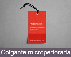 Imprimir etiquetas adhesivas personalizadas microperforadas