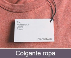 Imprimir etiquetas colgantes personalizadas para ropa