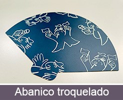 Imprimir figuras automontables personalizadas abanico