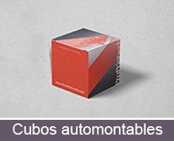 Imprimir figuras automontables personalizadas cubo