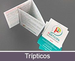 Imprimir folletos plegables personalizados trípticos