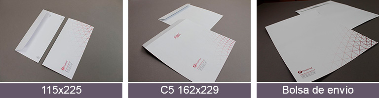 Personalización de sobres corporativos para impresión