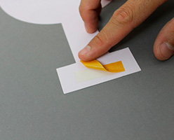 Stoppers impresos con cinta 2/caras