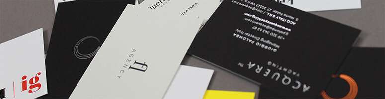 impresión personalizada de tarjetas de presentación