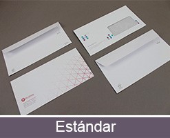 impresión de sobres corporativos personalizables estándar