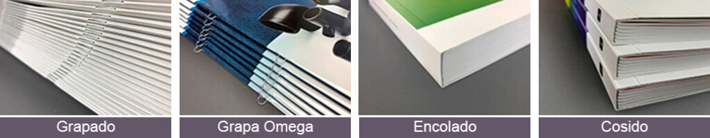 encuadernación catálogos tapa blanda personalizables