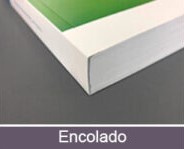 encuadernación catálogos tapa blanda personalizables encolado