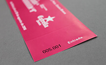 Impresión de talonarios numerados personalizables