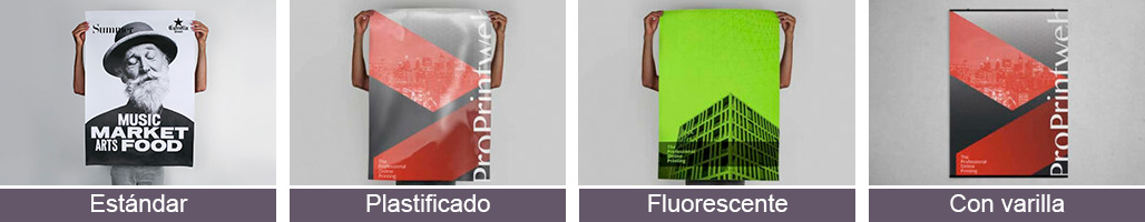 Impresión de carteles y pósters personalizables
