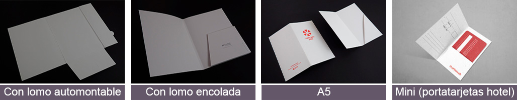 Personalizar impresión carpetas con solapa