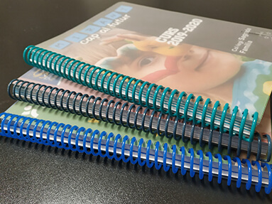 Colores Espiral Plastico - ProPrintweb