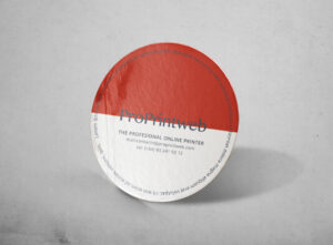 Impresión de posavasos circulares a todo color personalizados