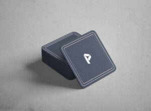 Impresión personalizable de posavasos cuadrados