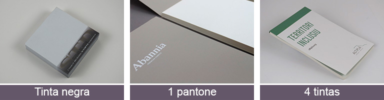 Imprimir bloc de notas con tinta personalizada