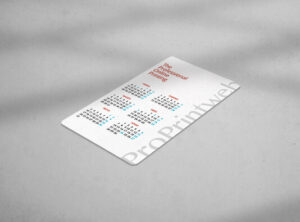 Imprimir calendarios de bolsillo con diseño personalizado