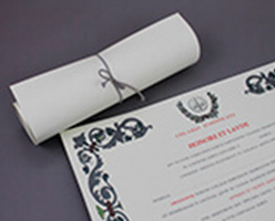 Imprimir diplomas personalizados