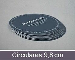 Imprimir posavasos circulares personalizables