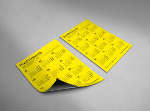 Personalizar impresión de calendario imantado