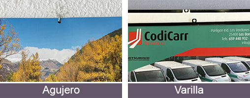 Tipos de colgador para calendarios de pared simples - ProPrintweb